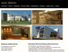 Tablet Screenshot of 4u2cdesign.com